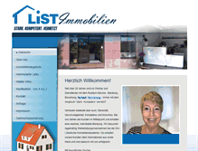 Tablet Screenshot of list-immobilien.net